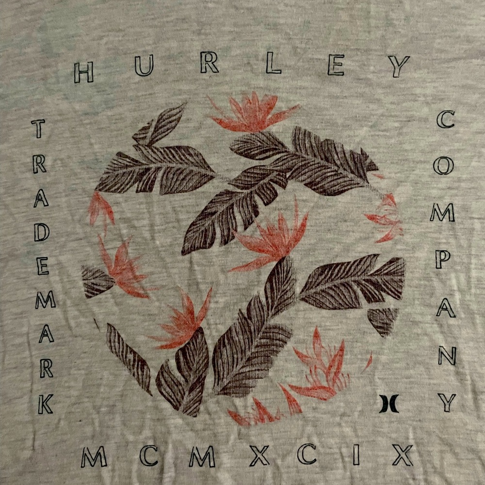 Hurley Floral Hawaiian Men T-shirt XXL